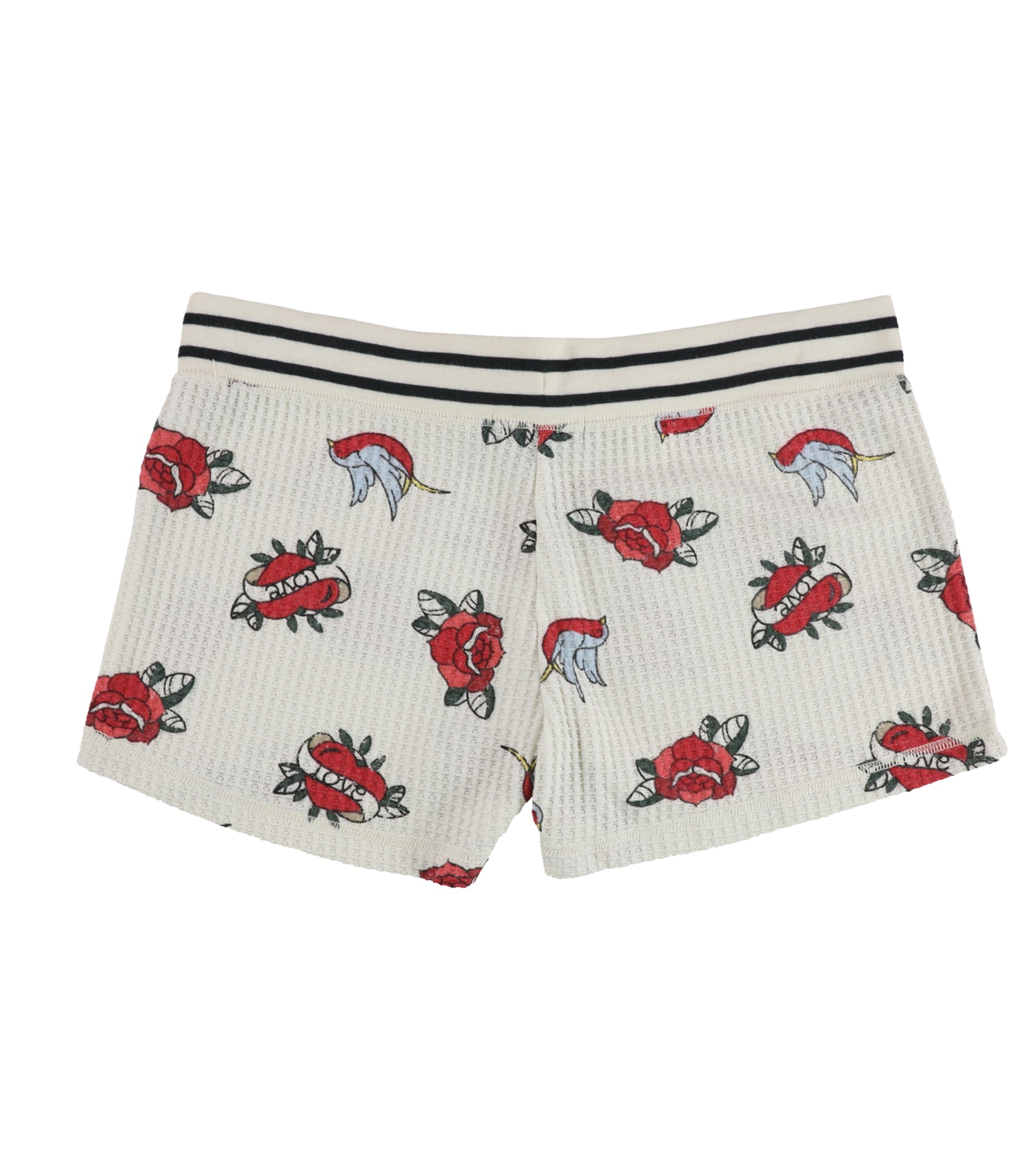 P.J. Salvage Womens Roses,Hearts,Brids Pajama Shorts