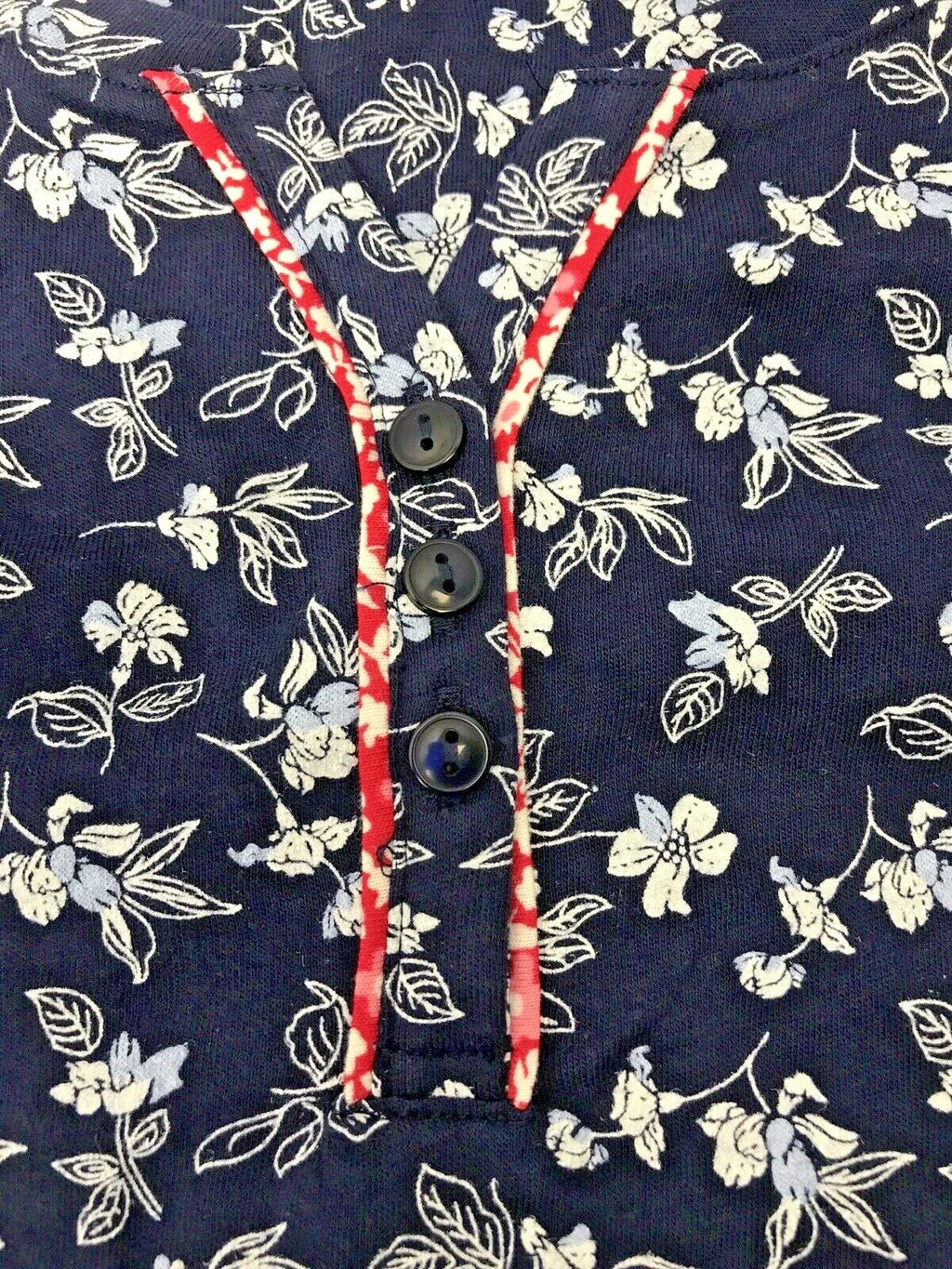 Charter Club Women's XS Fluttered Flora Short Sleeves Capri Pants Pajama Set New
