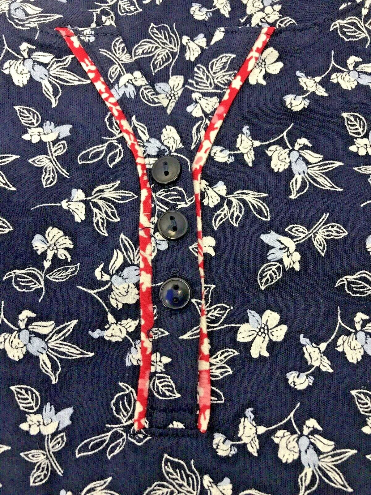 Charter Club Women's XS Fluttered Flora Short Sleeves Capri Pants Pajama Set New