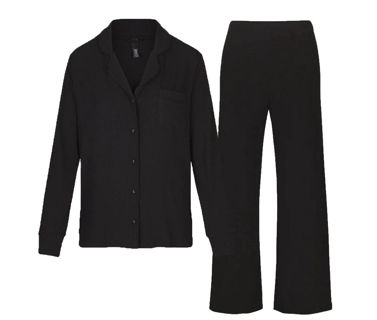 Skims Soft Lounge Sleep Set in Onyx , Size XS