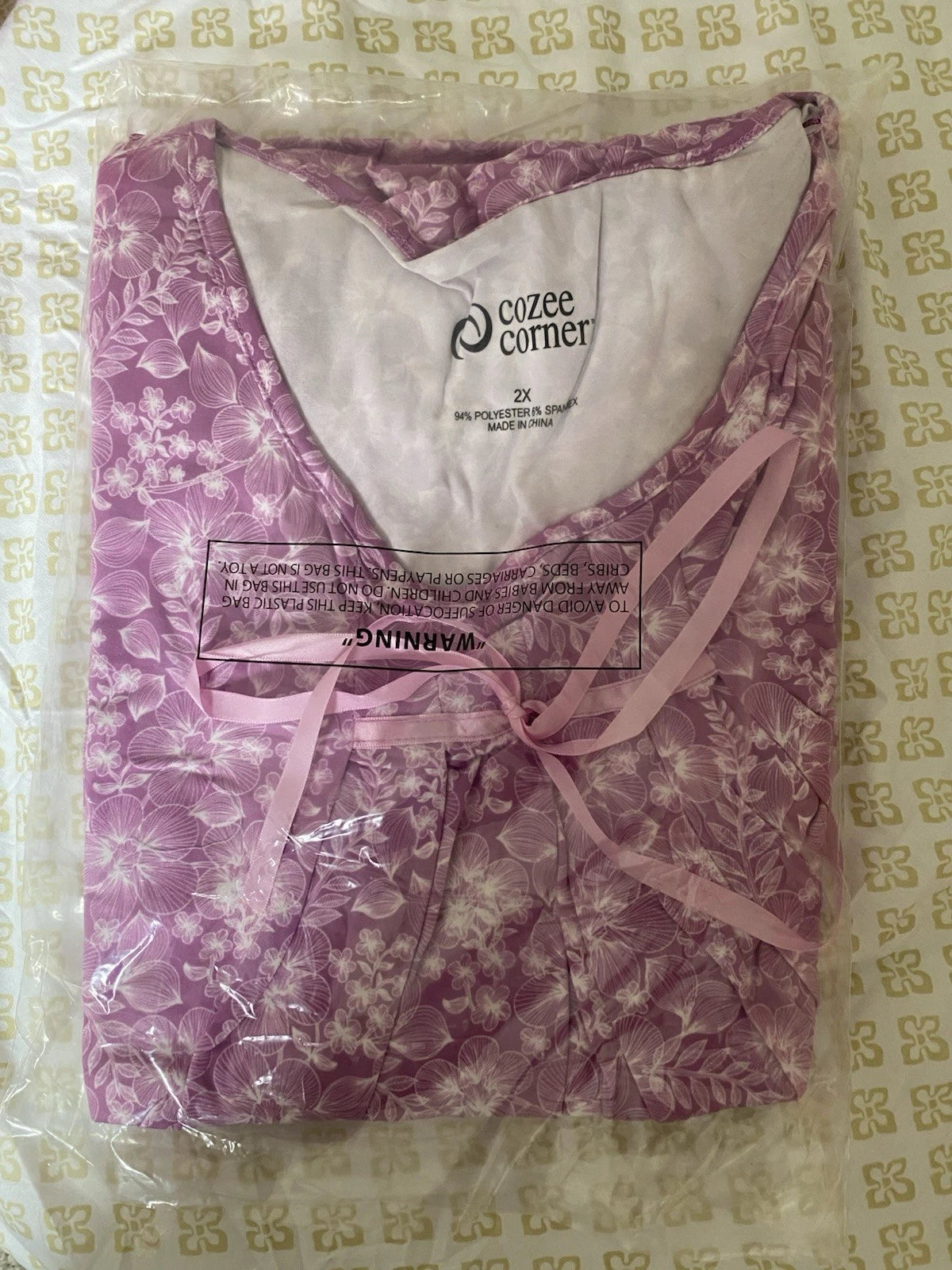 Cozee Corner  Ladies 2-Piece Pajama Set for Women Size 2x
