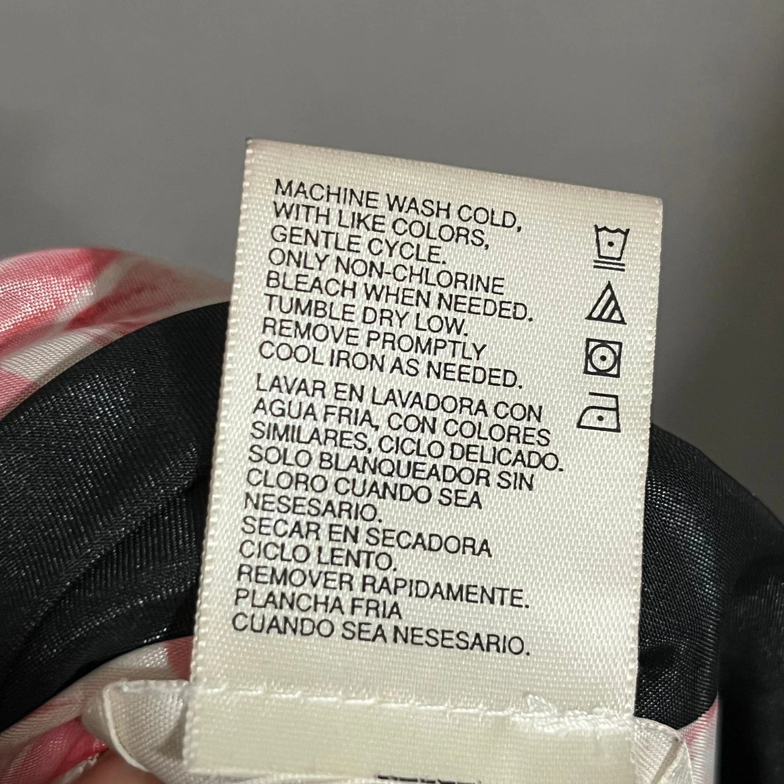 Secret Treasures Black Rose Floral 2 Pc Pajama Robe Set Sz-Medium