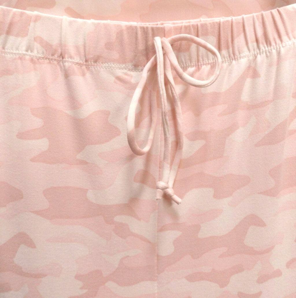 XL~L~M CATHERINE MALANDRINO CAMO CAMOUFLAGE PAJAMAS SET SLEEP TOP/JOGGER PANTS