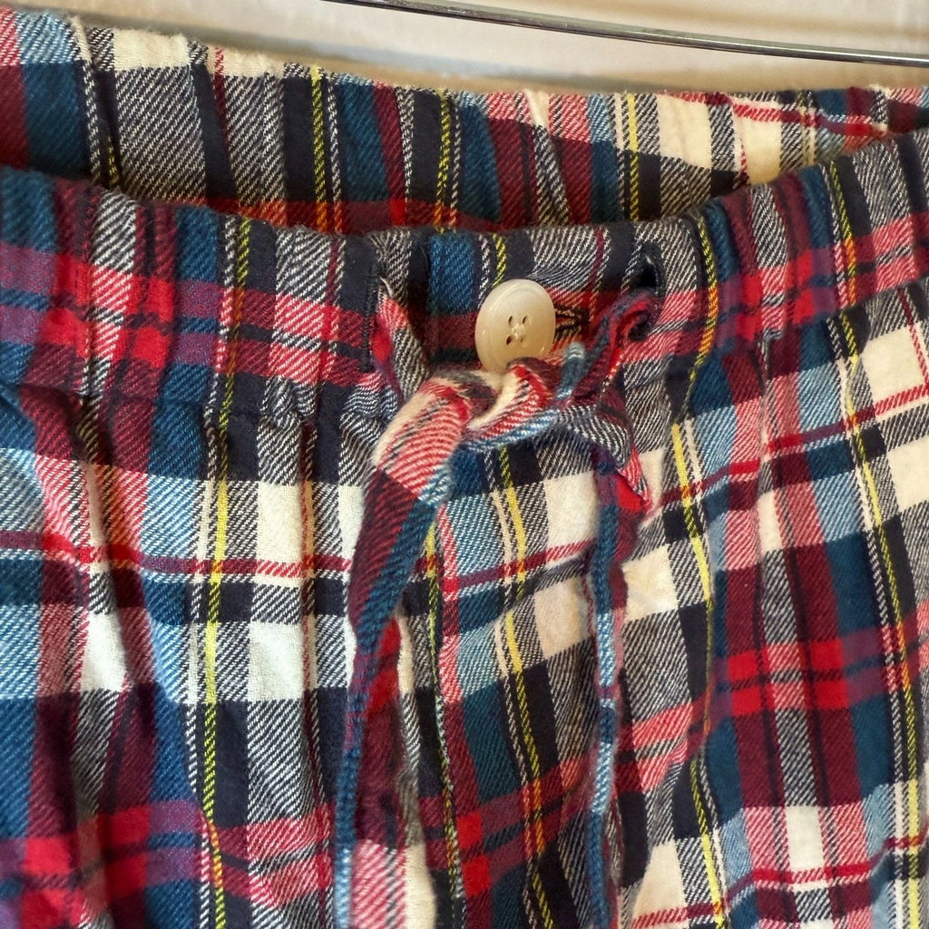 Sleepy Jones Women's Plaid Flannel Cotton Pajama Set Size M