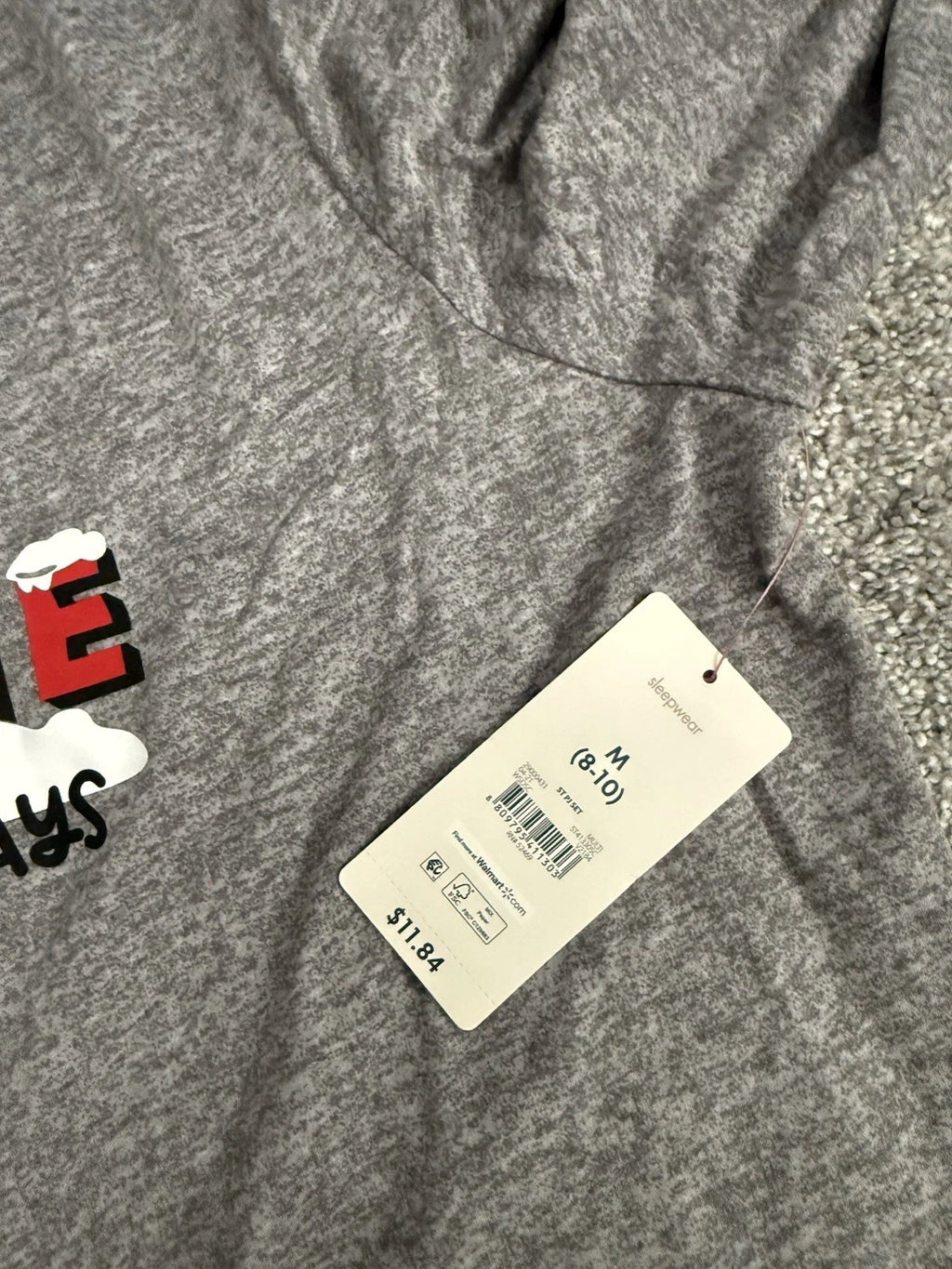 Secret Treasures Womens Lightweight Holiday Christmas 2pc Pajama Set Gnome NEW M