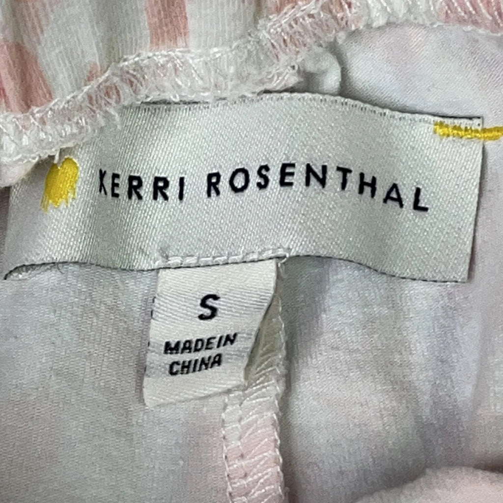 Kerri Rosenthal Pajama Set Womens Small Betty Heart Button Up Lounge Sleepwear
