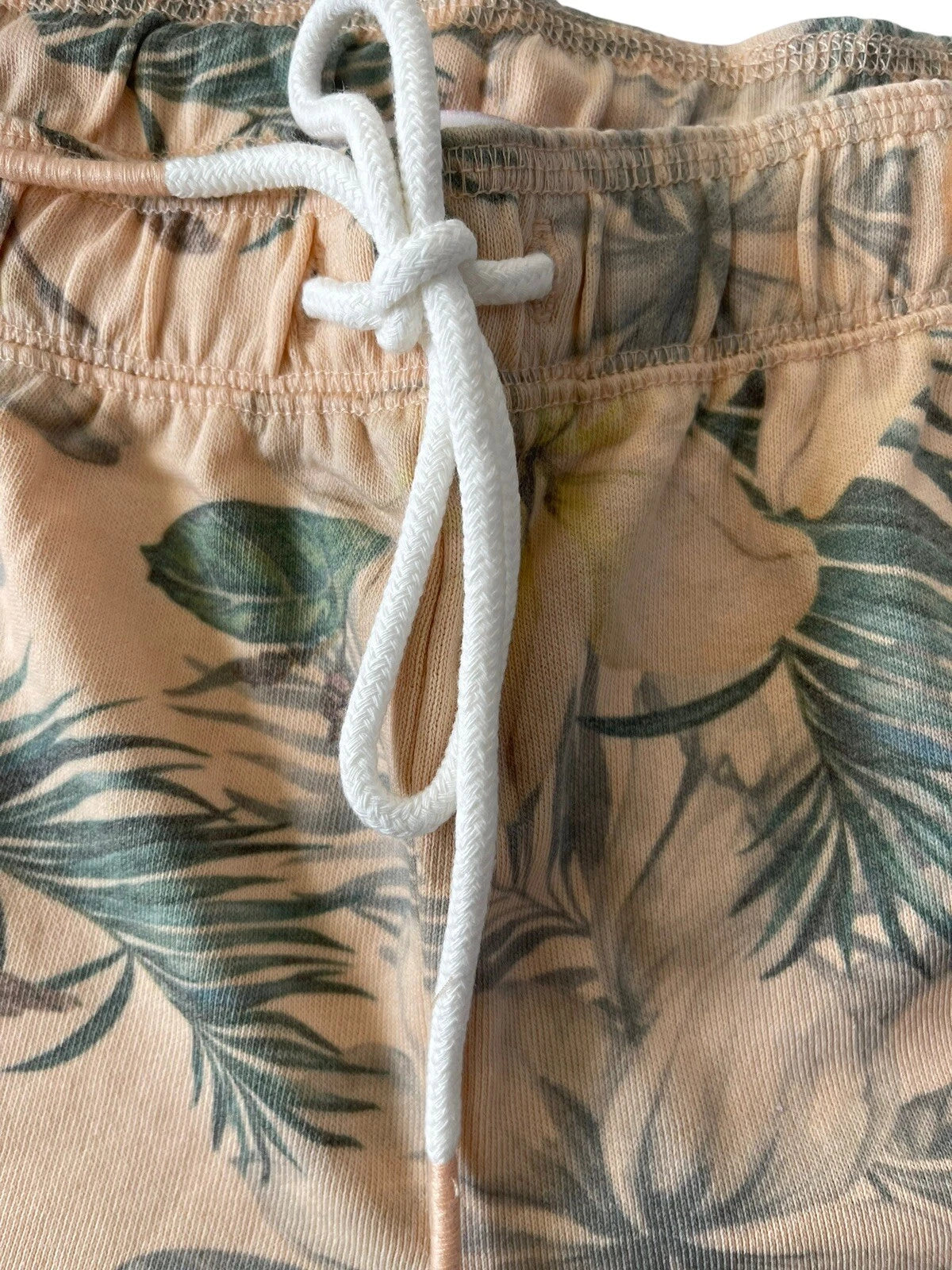 NWT PJ Salvage Small Peach Aloha Tropical Floral SOFT Pajama Lounge Shorts #PQ5