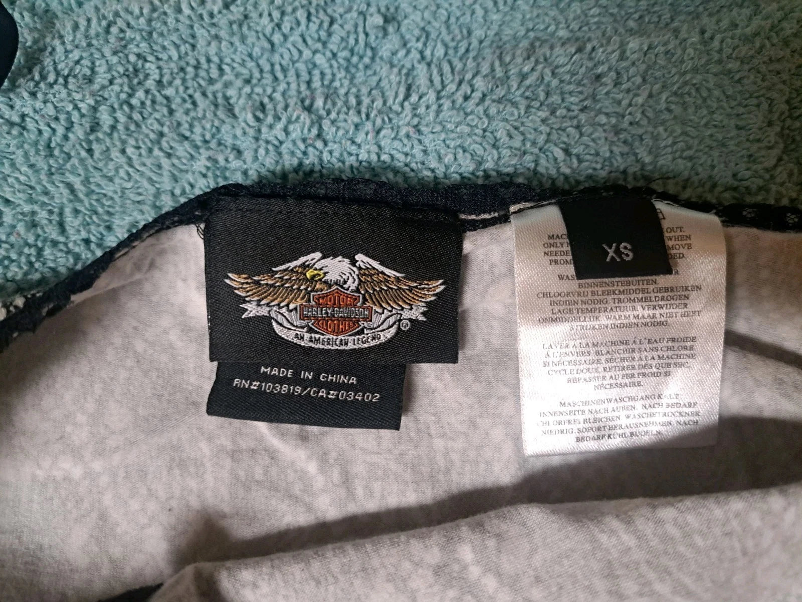 Harley Davidson Lingerie 2 Pc Set XS Womens Lace