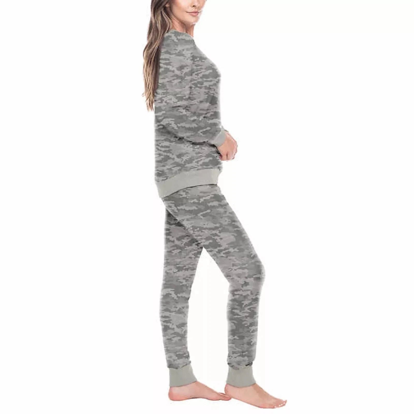 Honeydew Pajama Set Women Size XXL Camouflage Print