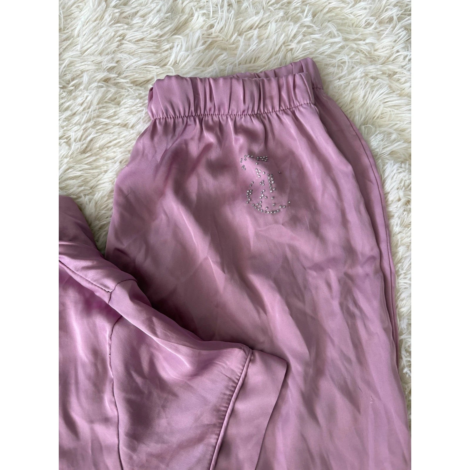 Juicy Couture Sleepwear Pajama Set Women's Size S Button Front Top