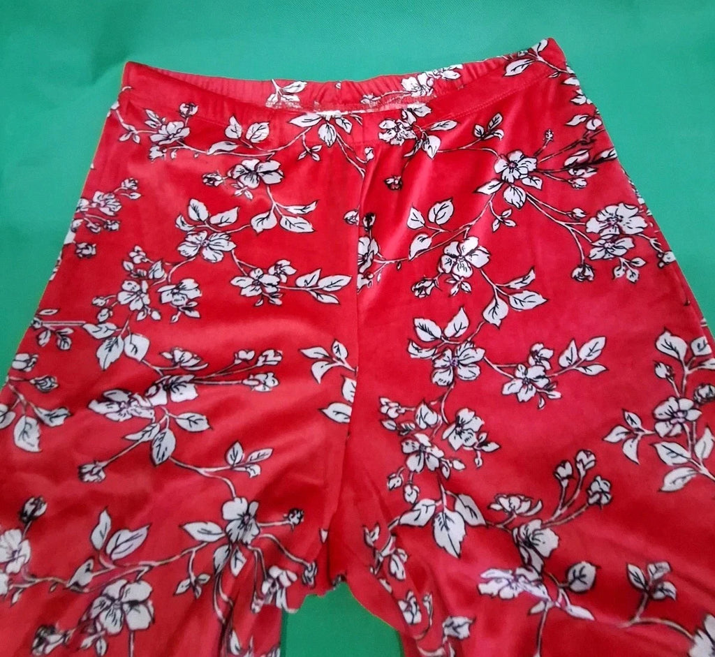 Secret Treasures Ladies Notch Collar Pajama Set - Small (4-6) Color- Red