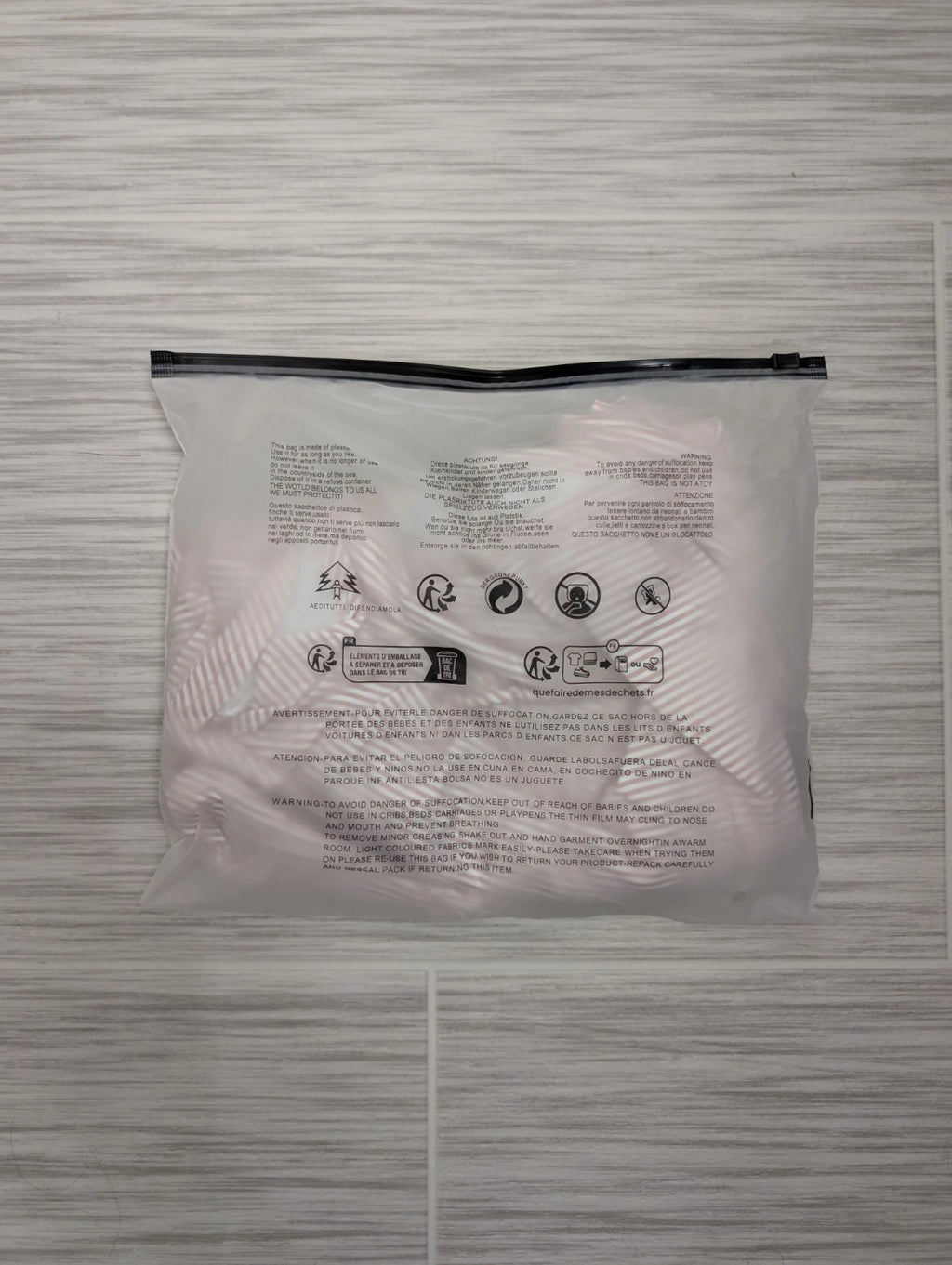 Viral TikTok Slit Pajama Set, Pink And White, Size Large