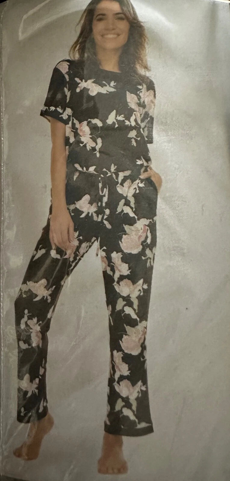 FN BY FLORA NIKROOZ WOMENS 2 PIECE SHORT SLEEVE PAJAMAS M SET PICK YOUR COLOR