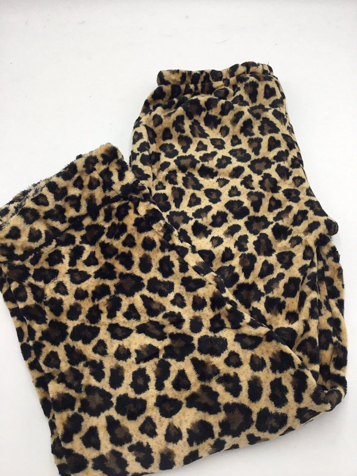 Soft & Cozy Co. Plush Button Front Pajama Set, Tan/Black, M/L