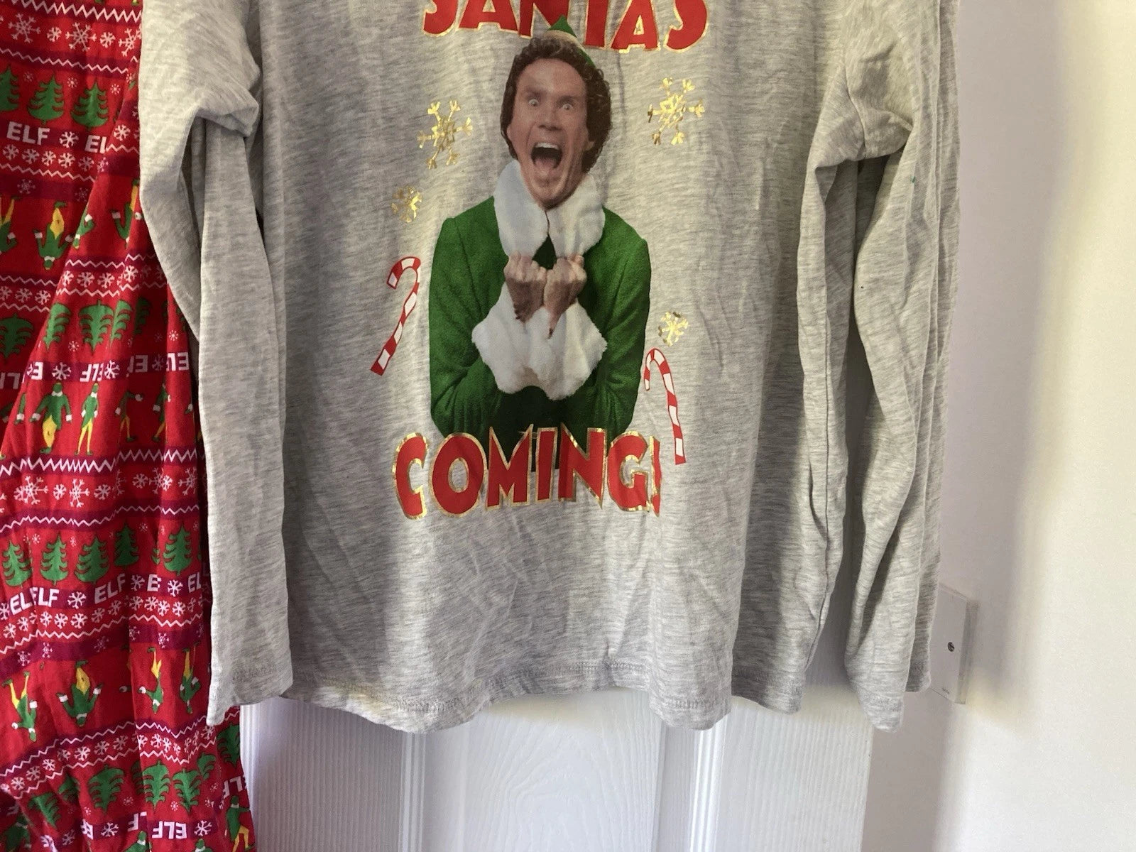George Elf Women's Pyjamas Size 16-18 Santa's Coming