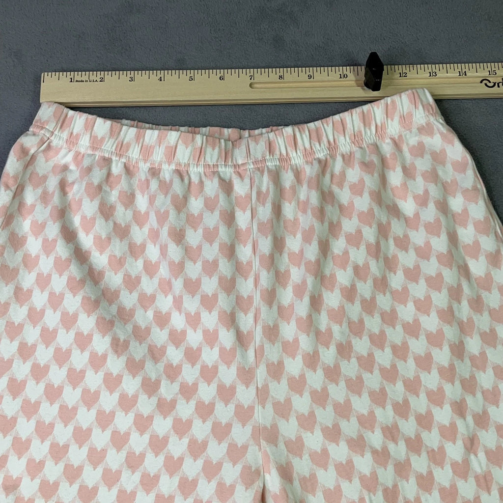 Kerri Rosenthal Pajama Set Womens Small Betty Heart Button Up Lounge Sleepwear