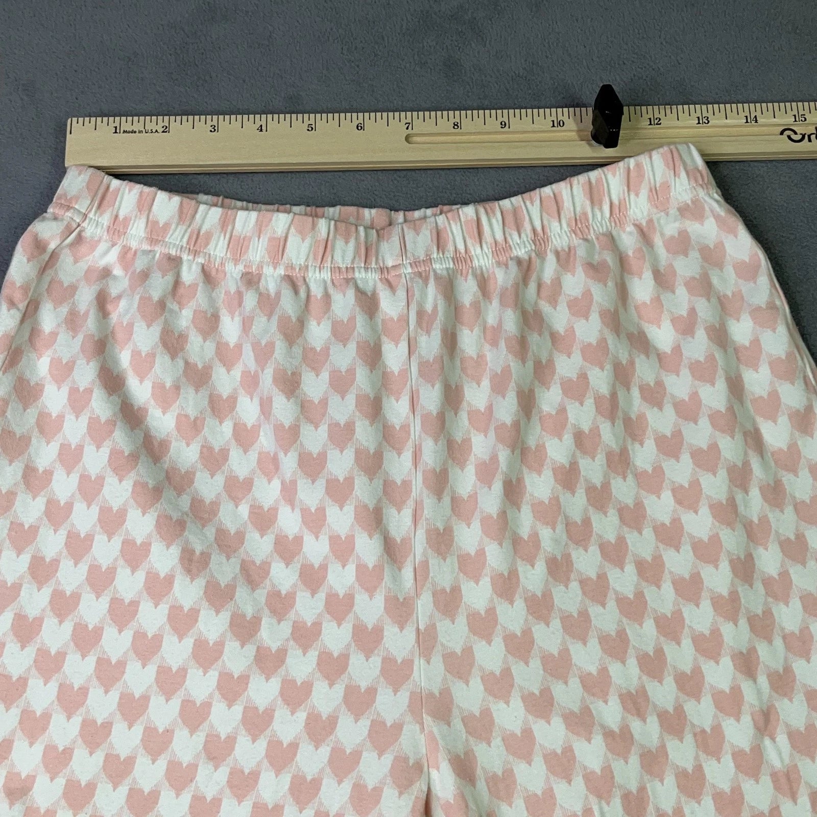 Kerri Rosenthal Pajama Set Womens Small Betty Heart Button Up Lounge Sleepwear