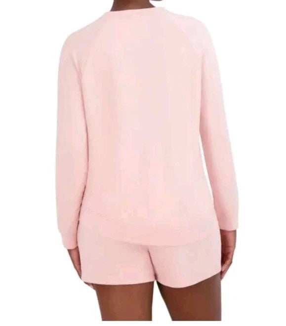 Life is Good 2 Piece Lounge Set Coffee (Size Large 12-14) Pink/Peach, Pockets