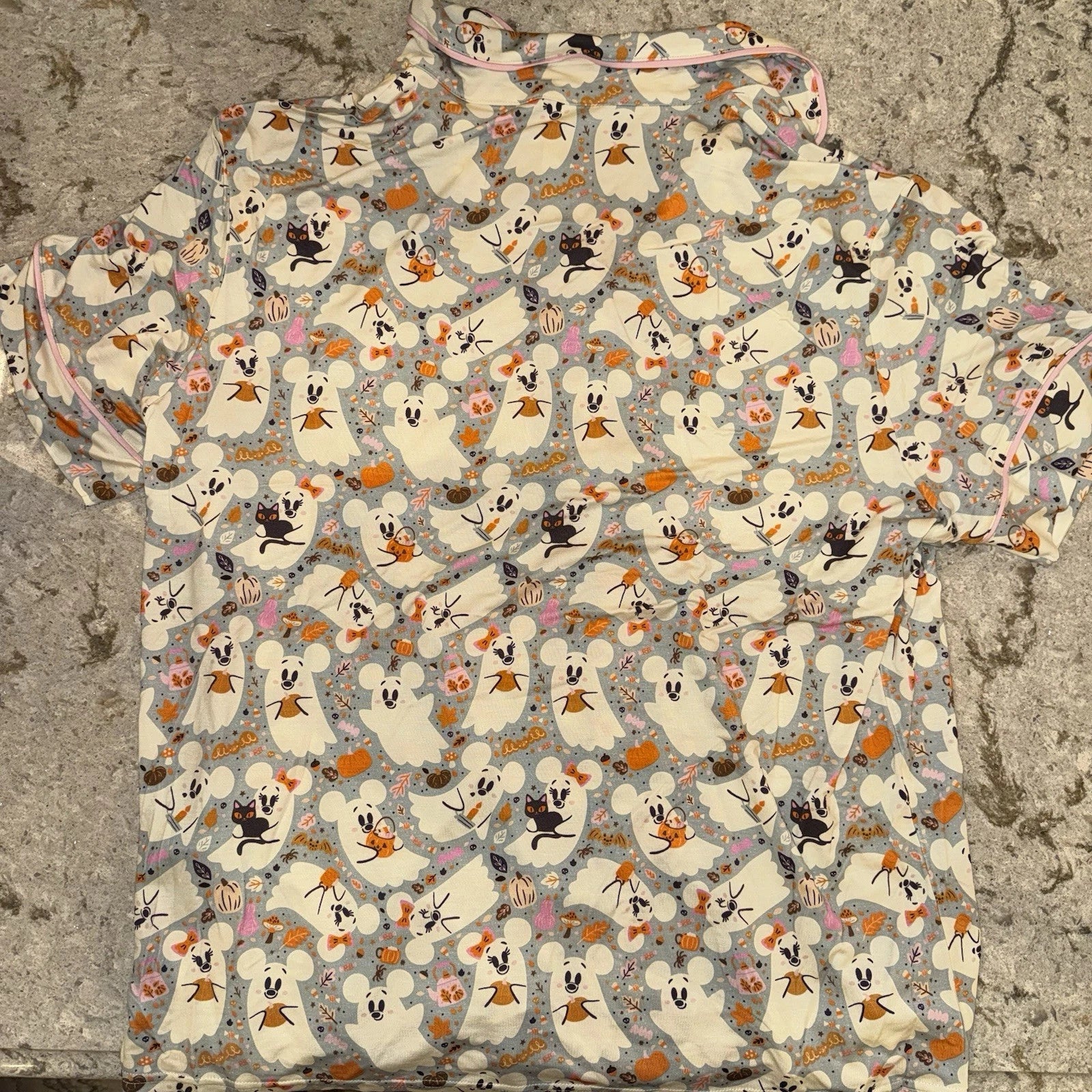 2025 Disney Parks Halloween Mickey Minnie Ghost Pajama Set Adult XL SUPER SOFT!