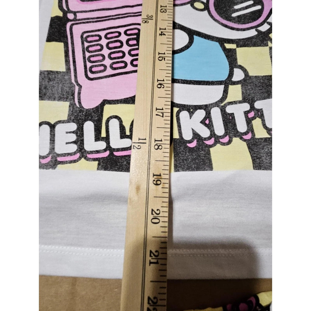 Sanrio Hello Kitty Womens Tank Top And Shorts Pajama Sleepwear Set Sz L 12-14