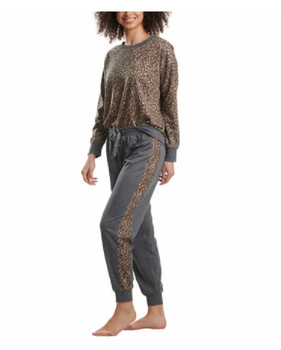 NEW Splendid Women's 2 Piece Long Sleeve & Jogger Pants Pajama Set Medium