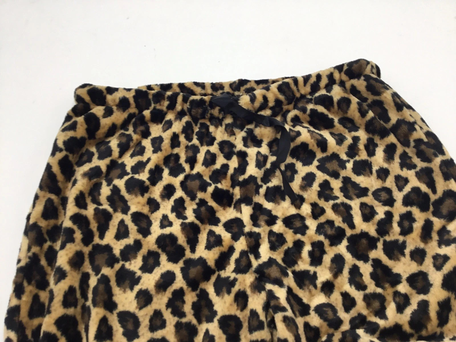 Soft & Cozy Co. Plush Button Front Pajama Set, Tan/Black, M/L