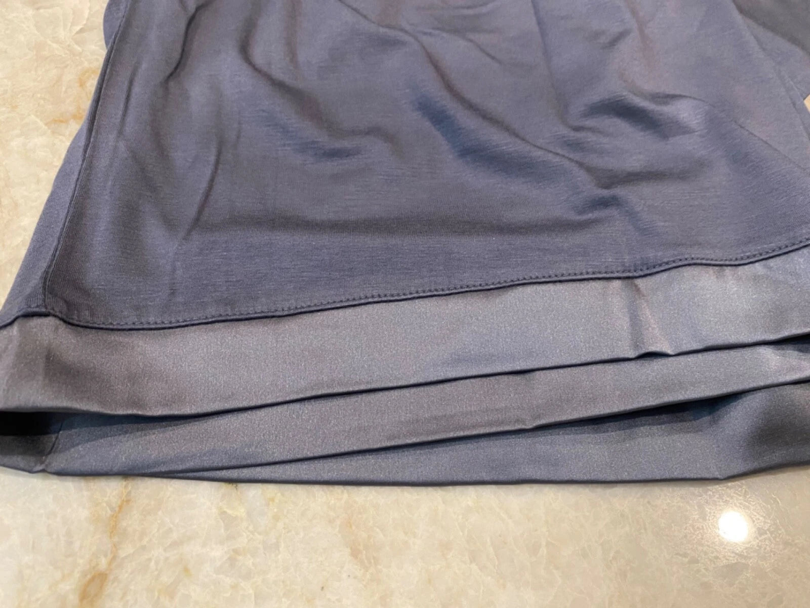 TIKTIK Pajamas Set Short Sleeve Capri Pant DarkGray-XL