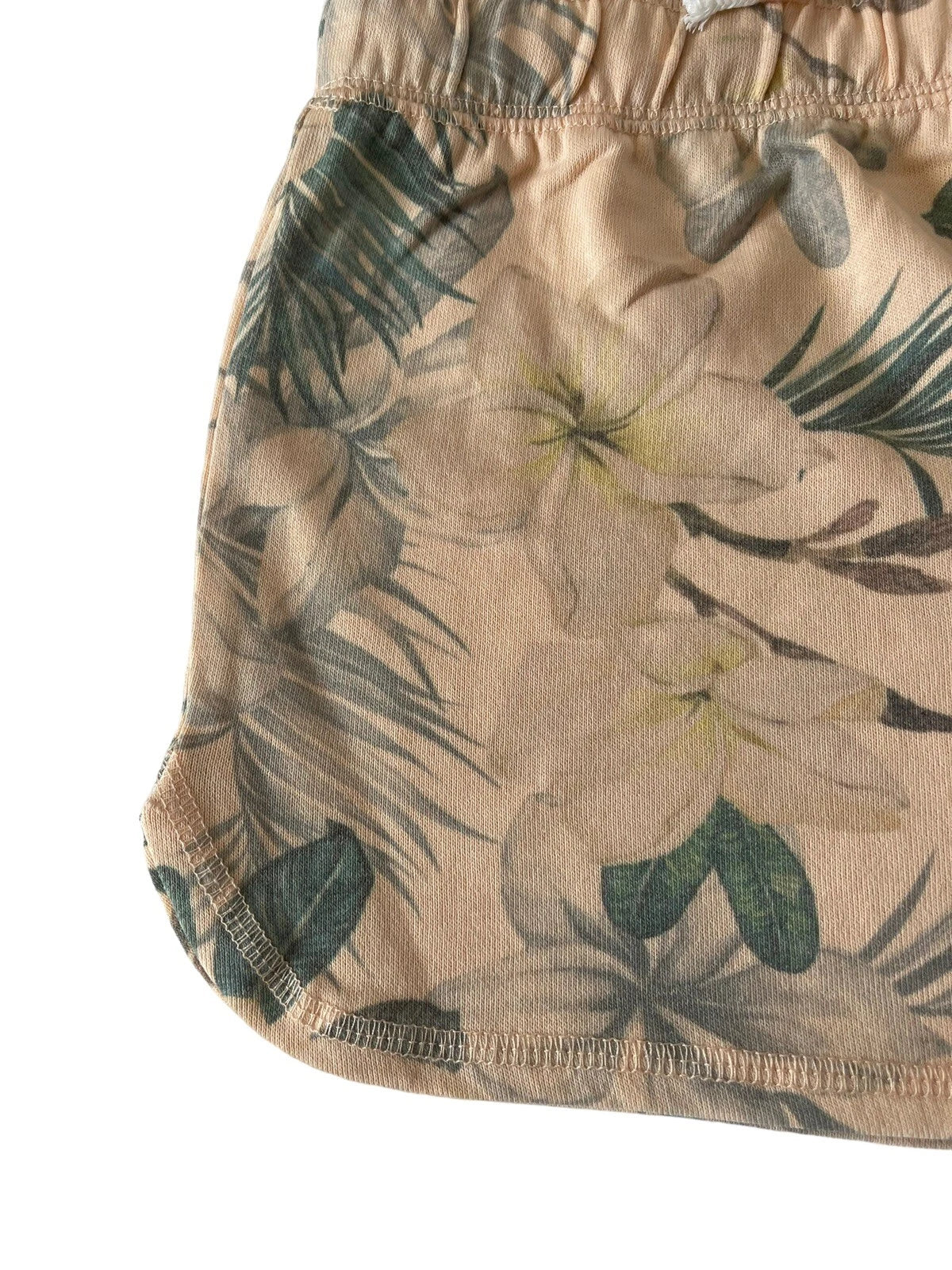 NWT PJ Salvage Small Peach Aloha Tropical Floral SOFT Pajama Lounge Shorts #PQ5