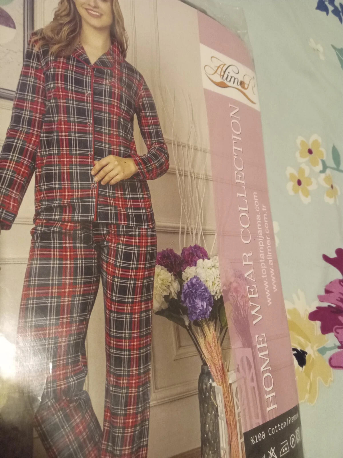 women pajamas set cotton