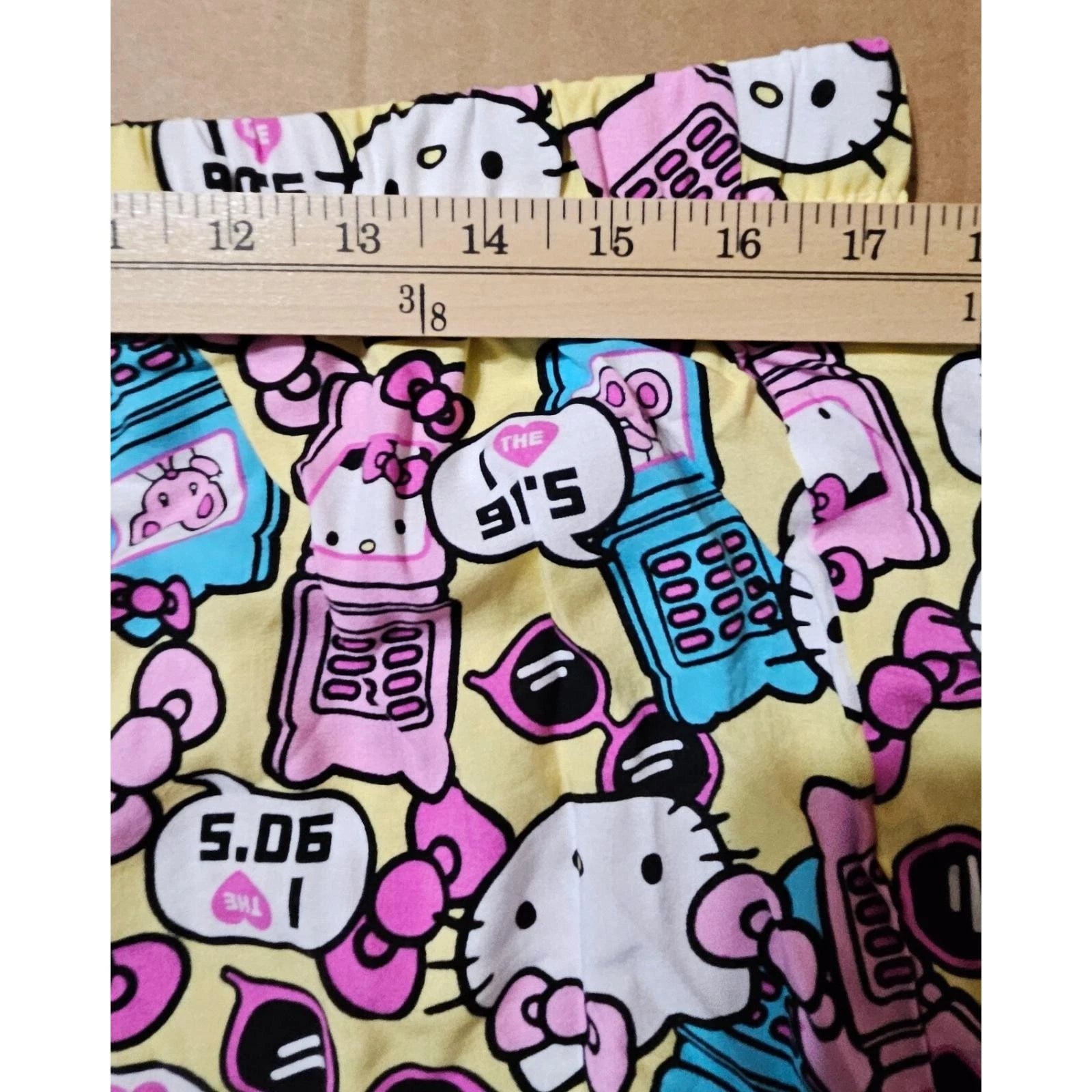 Sanrio Hello Kitty Womens Tank Top And Shorts Pajama Sleepwear Set Sz L 12-14