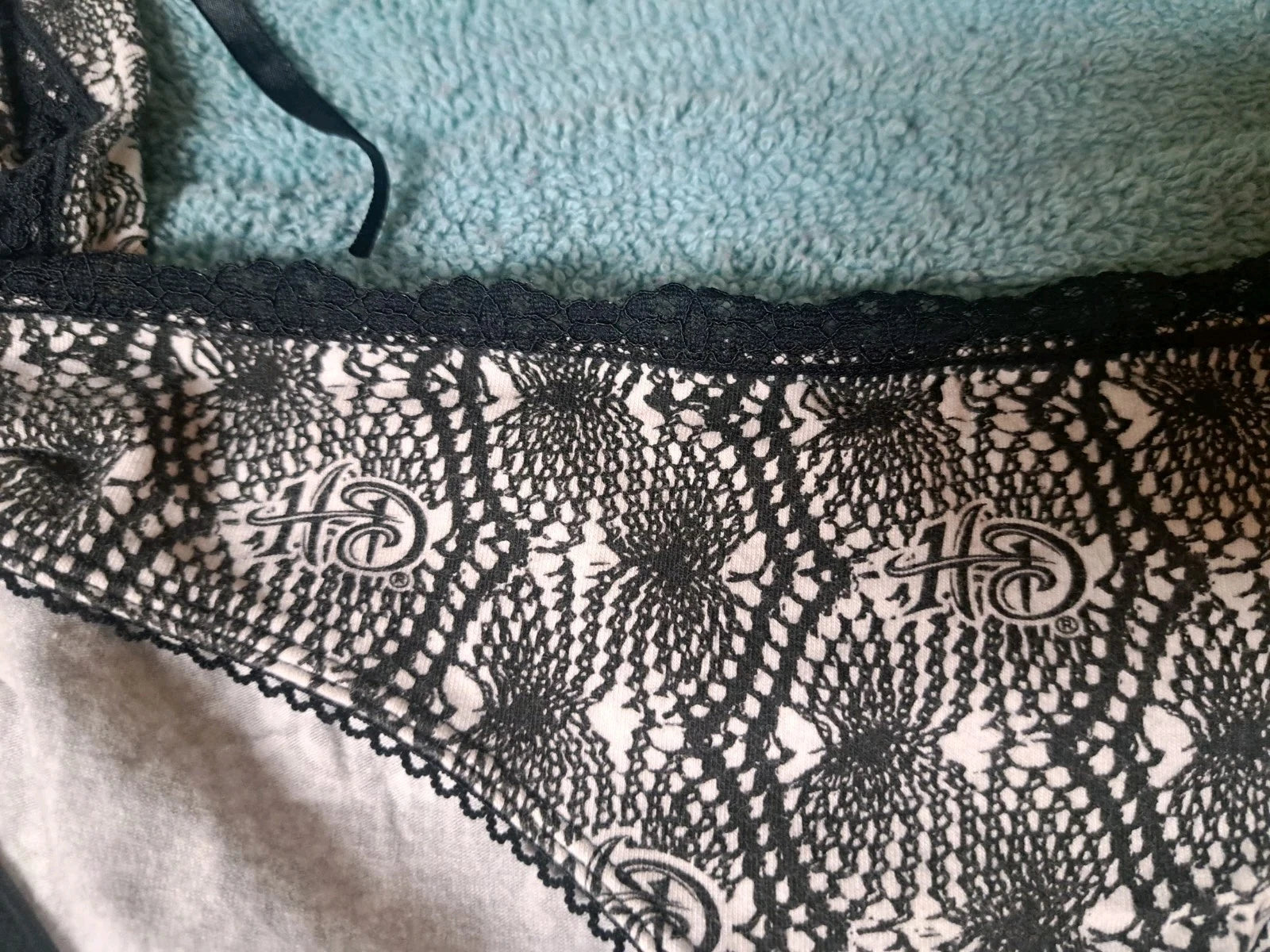 Harley Davidson Lingerie 2 Pc Set XS Womens Lace