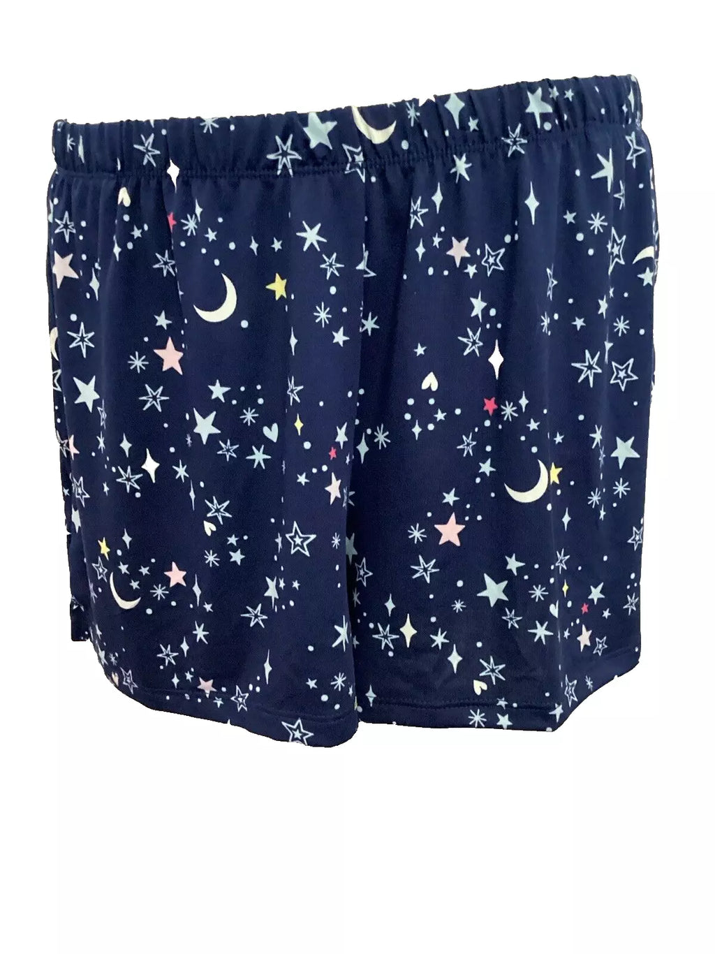 JOYSPUN  SLEEPWEAR SHORTY SET NAUTICAL NAVY Tank & Shorts Sz M*