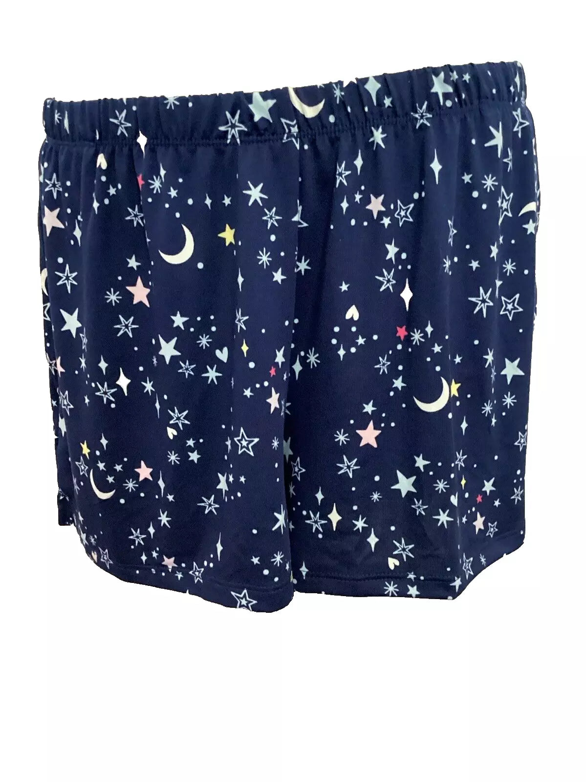 JOYSPUN  SLEEPWEAR SHORTY SET NAUTICAL NAVY Tank & Shorts Sz M*