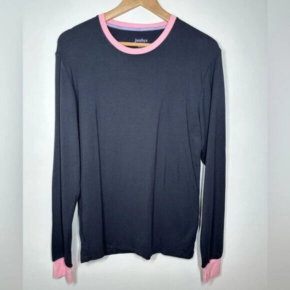 Jambys Black and Pink Long Jambys Set XS