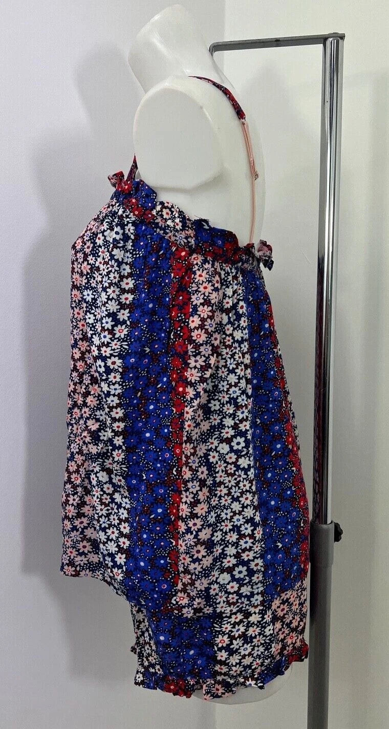 Ladies New Ex Chainstore Ditsy Print  Shorts & Top  PJs Set Size 8-22