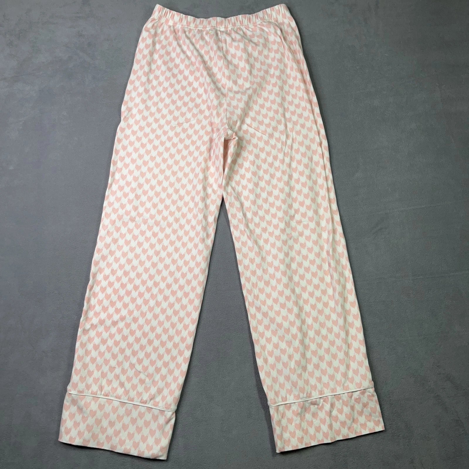 Kerri Rosenthal Pajama Set Womens Small Betty Heart Button Up Lounge Sleepwear