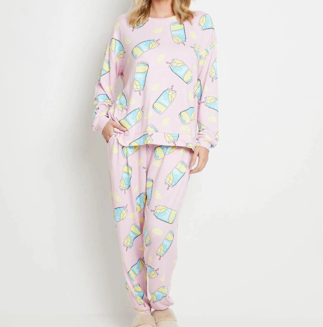 Ladies size 16/18 pink SODA midseason pyjamas Rivers  NEW 679
