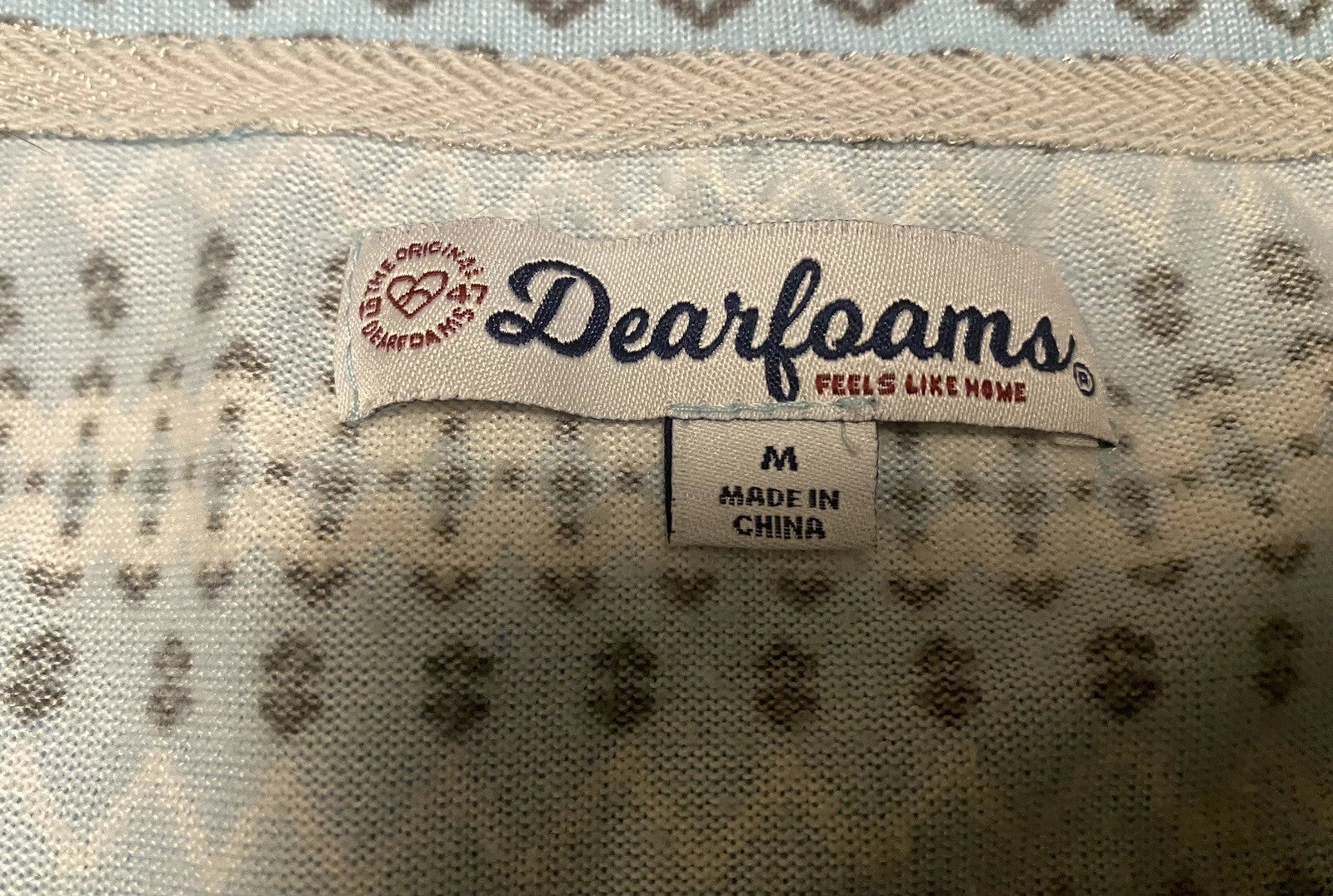 Dearfoams Fleece 2 Piece Pajama Set M
