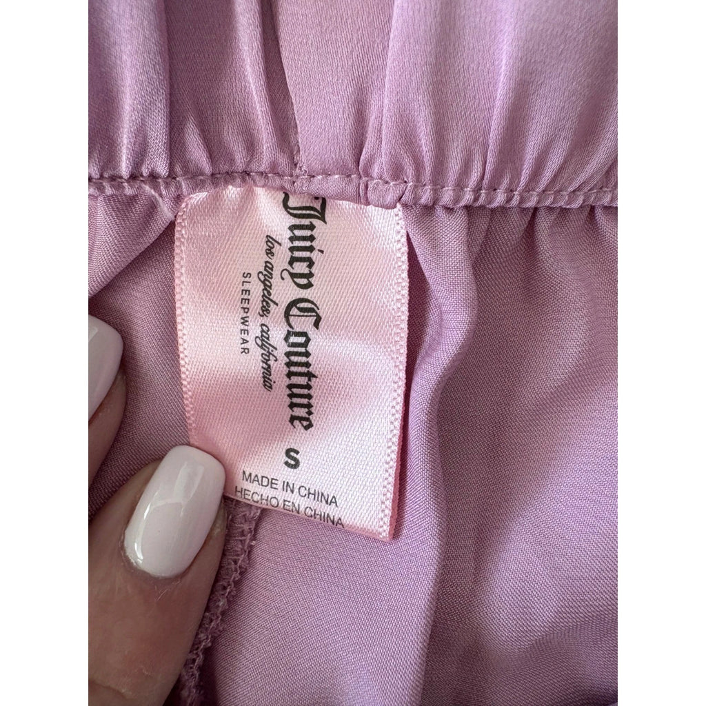 Juicy Couture Sleepwear Pajama Set Women's Size S Button Front Top