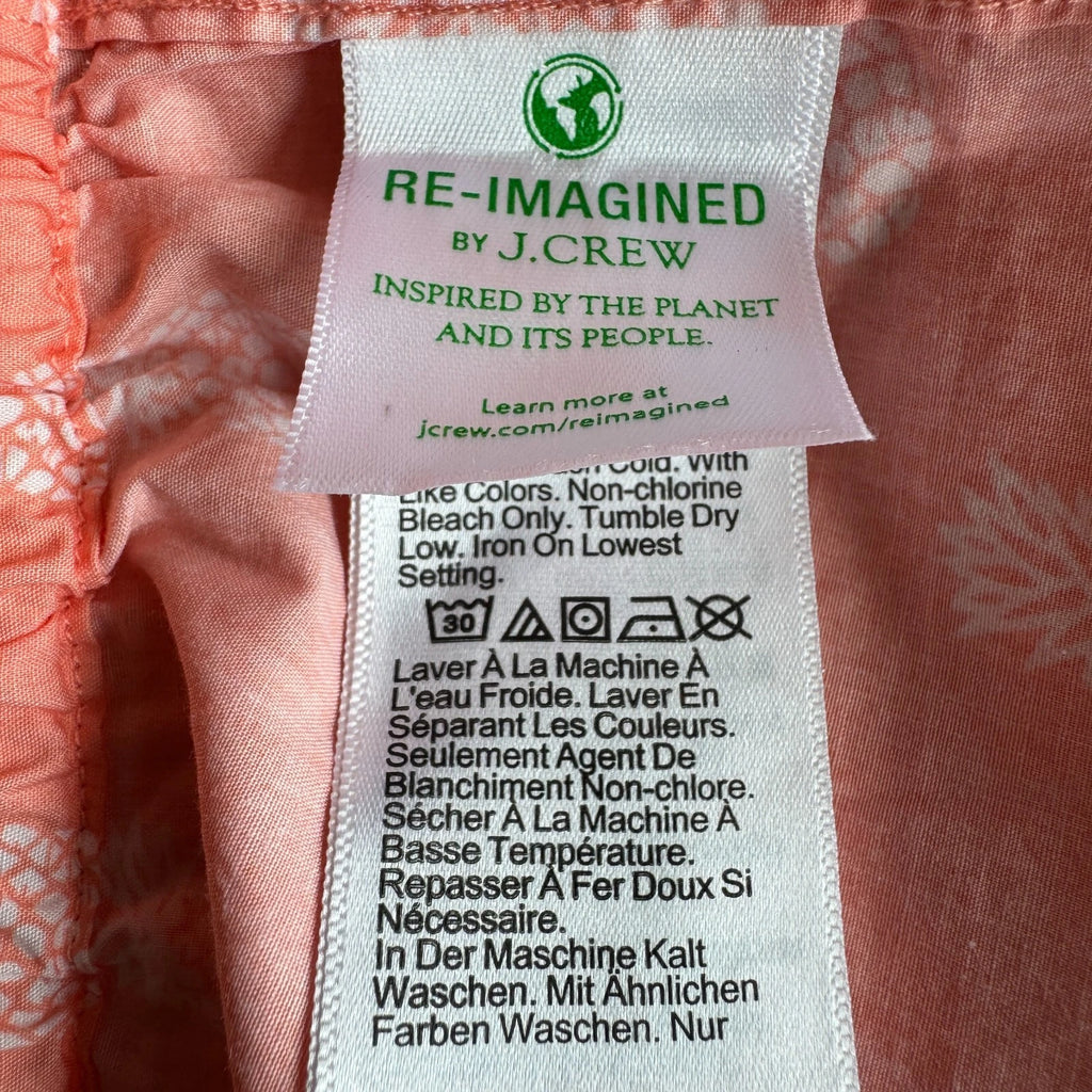 J.Crew Factory Size Med Cotton Pajama Shorts Set Pineapple Pattern Novelty Print