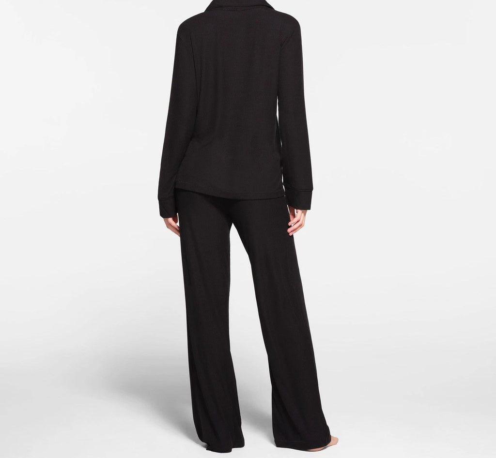 Skims Soft Lounge Sleep Set in Onyx , Size XS