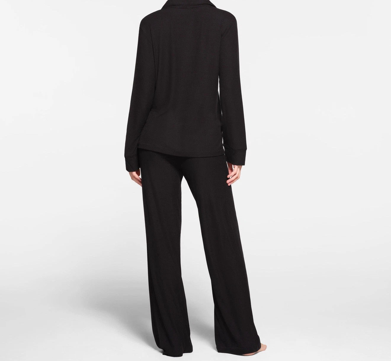 Skims Soft Lounge Sleep Set in Onyx , Size XS