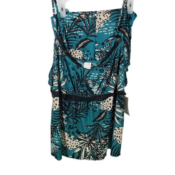 Secret Treasures Women's and Women' SIZE XL 16-18 Rib and Mesh Cami-Tap Set NWT