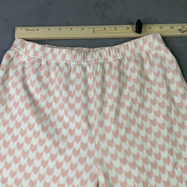 Kerri Rosenthal Pajama Set Womens Small Betty Heart Button Up Lounge Sleepwear