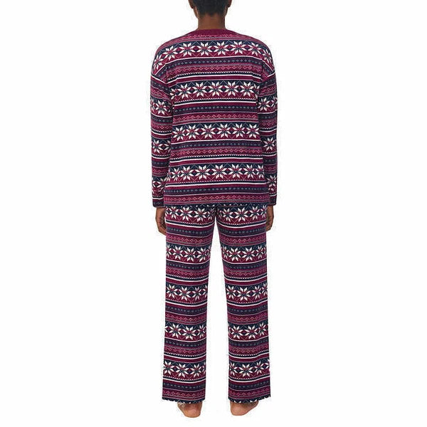 Nautica Women's 2 Piece Fleece Pajama Sleepwear Set SIZE S COLOR PURPLE
