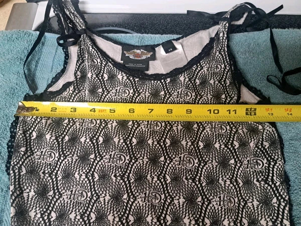 Harley Davidson Lingerie 2 Pc Set XS Womens Lace
