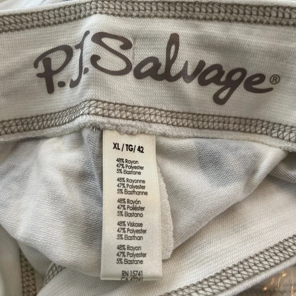 NWT PJ SALVAGE Womens XL CATS Lounge Shorts Super Soft Ivory Natural #PQ2