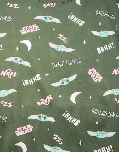 Disney Star Wars The Child 3-Piece Pajama Set Women's Size XL(16-18)/New