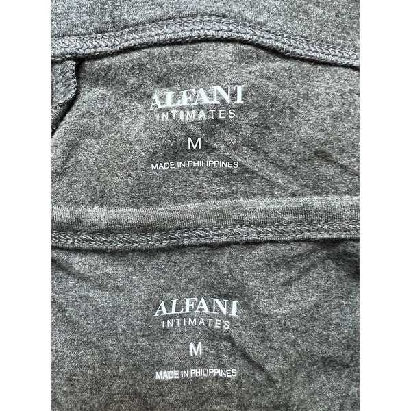 ALFANI WOMENS MEDIUM PAJAMAS MODAL LOUNGE SET TANK TOP & LEGGINGS GRAY NEW