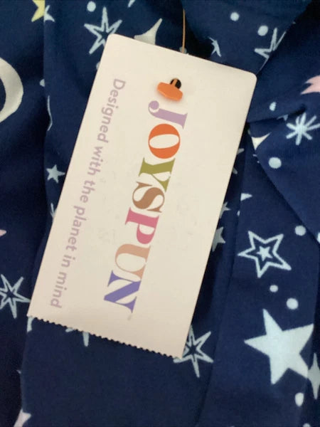 JOYSPUN  SLEEPWEAR SHORTY SET NAUTICAL NAVY Tank & Shorts Sz M*